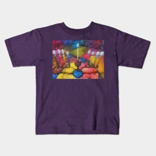 Woolen Menorah Kids T-Shirt